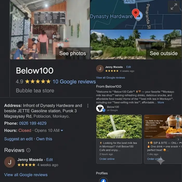 executing SEO for best milk tea in Monkayo